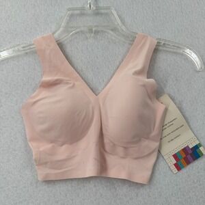 True &‎ Co Triangle Convertible Strap Bra Bralette XS Beige Wirefree
